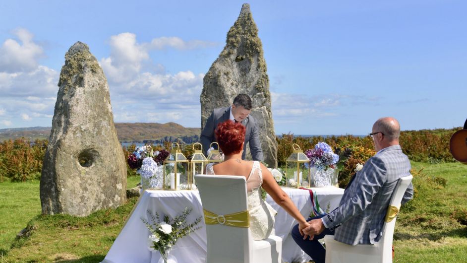 No stone unturned for wedding on Cape Clear Image