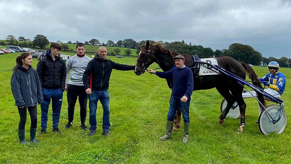 Eoin Murphy celebrates 20th birthday in style with winner at harness racing meet in Lyre Image