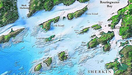 Maps reveal coastline in stunning detail Image