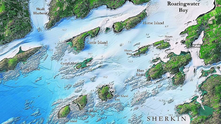 Maps reveal coastline in stunning detail Image