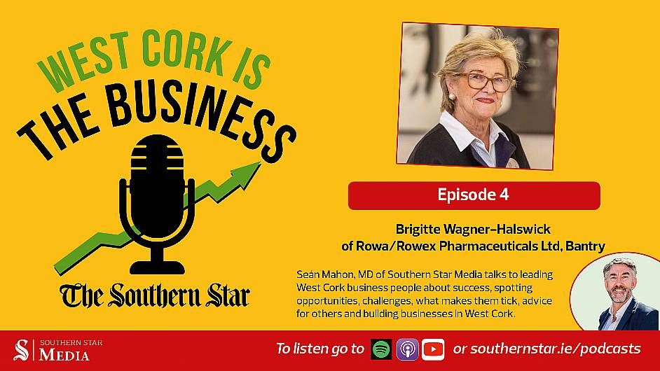 PODCAST: Brigitte Wagner-Halswick on owning and running a pharmaceutical company from West Cork Image