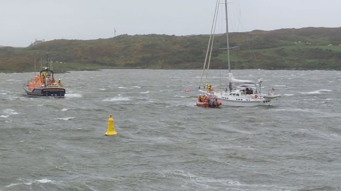 Baltimore RNLI Crews in Storm Agnes Call Out Image