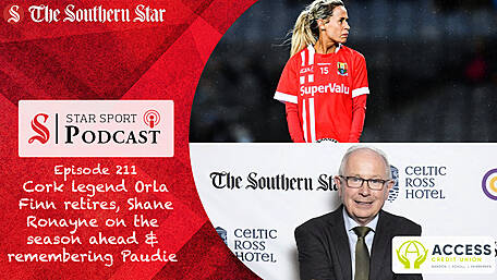 PODCAST: Cork legend Orla Finn retires, manager Shane Ronayne on the season ahead & remembering Paudie Palmer Image