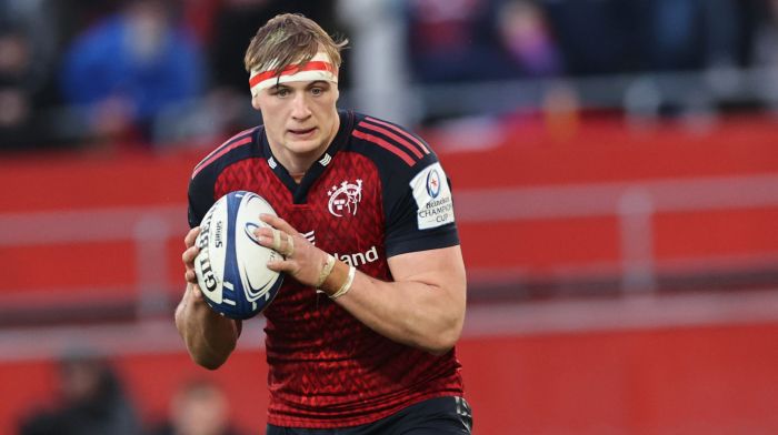 Try machine Gavin Coombes makes it 42 tries in 88 games for Munster  Image