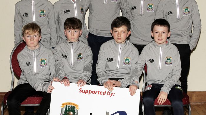 Clonakilty players pictured at the presentation of Carbery Academy tops.