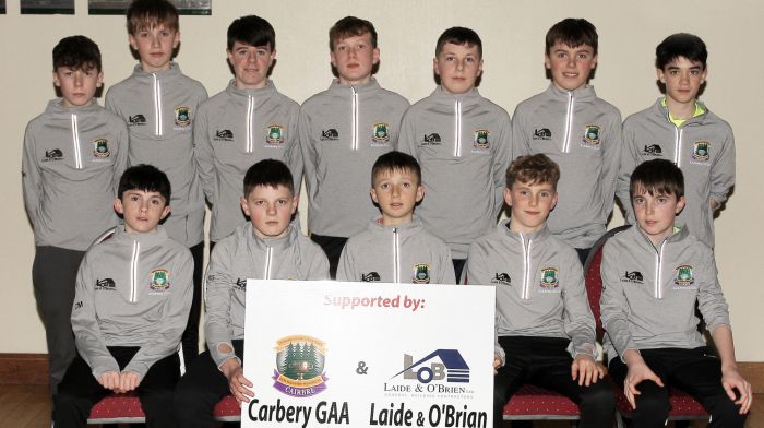 Hamilton High School's young footballers who took part in the Carbery Academy.