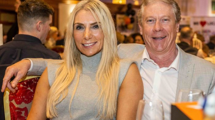 Bantry, West Cork, Ireland. 3rd Feb, 2023. The West Cork Business & Tourism Awards Gala Luncheon was held on Friday last. Hosted and MC'd by comedian Colm O'Regan, 12 awards were up for grabs during the event. Veronica and Maurice Kelleher of Curragh Farm Lodges. Photo: Andy Gibson.