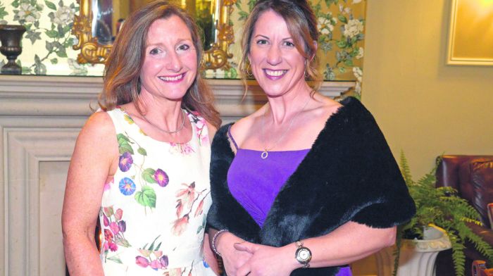 Mary Hordan and Aoife McSweeney at the recent Carbery Hunt Ball at Fernhill House Hotel in Clonakilty.