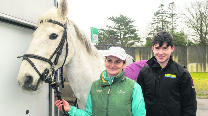 At the recent Bauravilla Cheval were Mags and Darragh Harrington from Colomane, Bantry, with their horse Annie. (Photo: Andy Gibson)