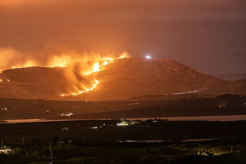 Major gorse fire on Mount Gabriel Image