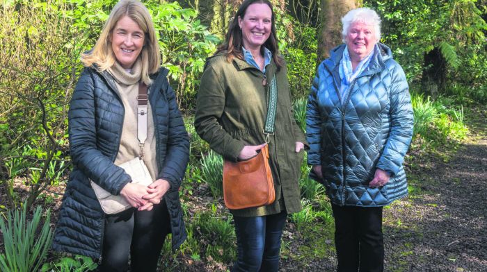 DJ Murphy, owner of Bride Park House & Gardens, Kilumney, opened his home and gardens to the public in aid of CUH cancer research and in memory of his brother Tim, who passed away from cancer. At the event were Annette Murphy, Val Burns and Teresa Cullinane, all from Timoleague. (Photo: Andy Gibson)