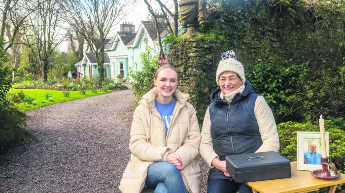 Aoibheann Coughlan and Tim’s sister Irene Kelleher. 					    (Photo: Andy Gibson)