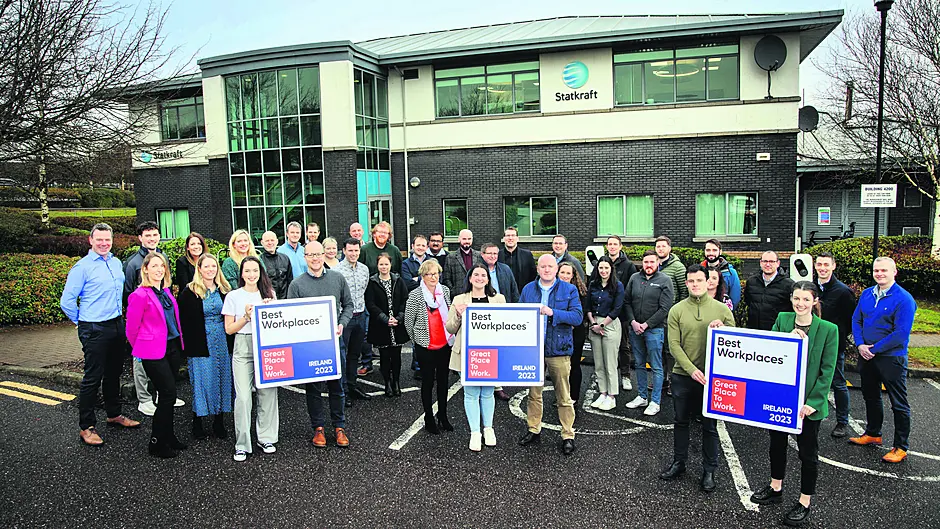 Statkraft named best small Irish workplace Image