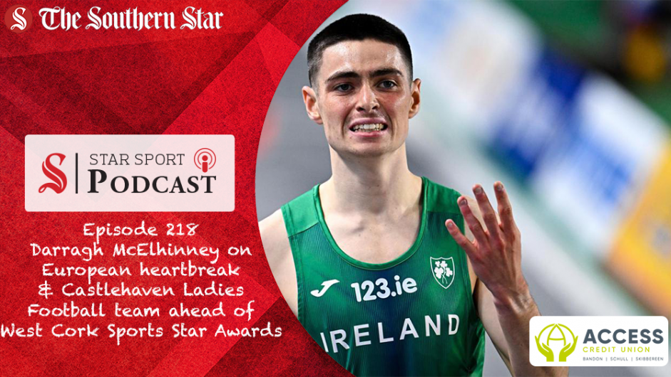 PODCAST: Darragh McElhinney on European heartbreak & Castlehaven ladies footballers ahead of West Cork Sports Star Awards Image