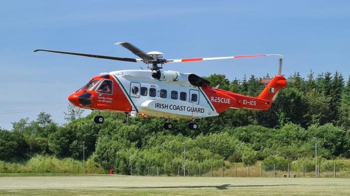 Helicopter rescues injured hillwalker near Glengarriff Image