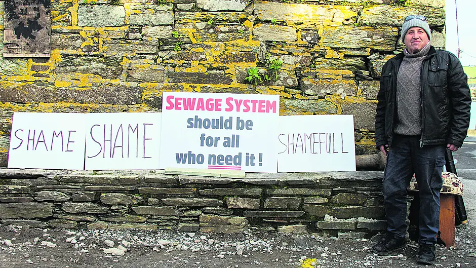 Residents furious at being left out of village’s water scheme Image