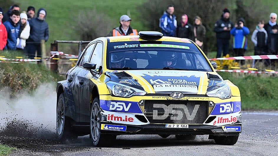 Josh Moffett sets the pace in West Cork Rally Image