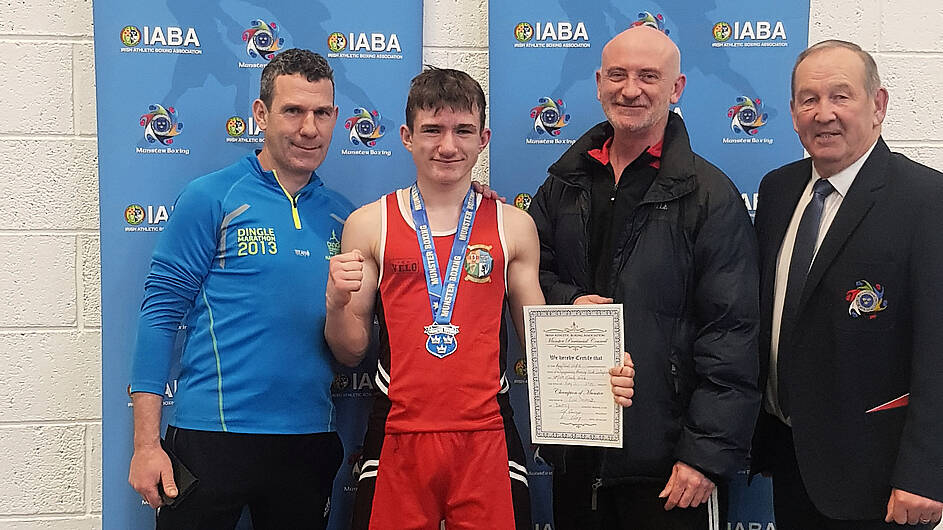 Hat-trick of Munster boxing titles for Con Image