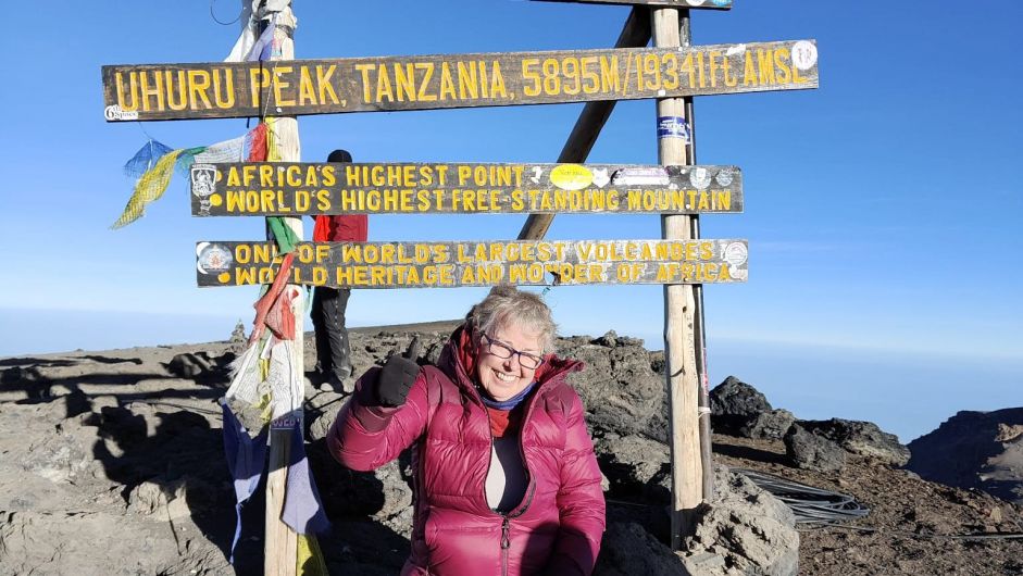 ‘Peak practice’ as solicitor scales Kilimanjaro for Cancer Connect Image