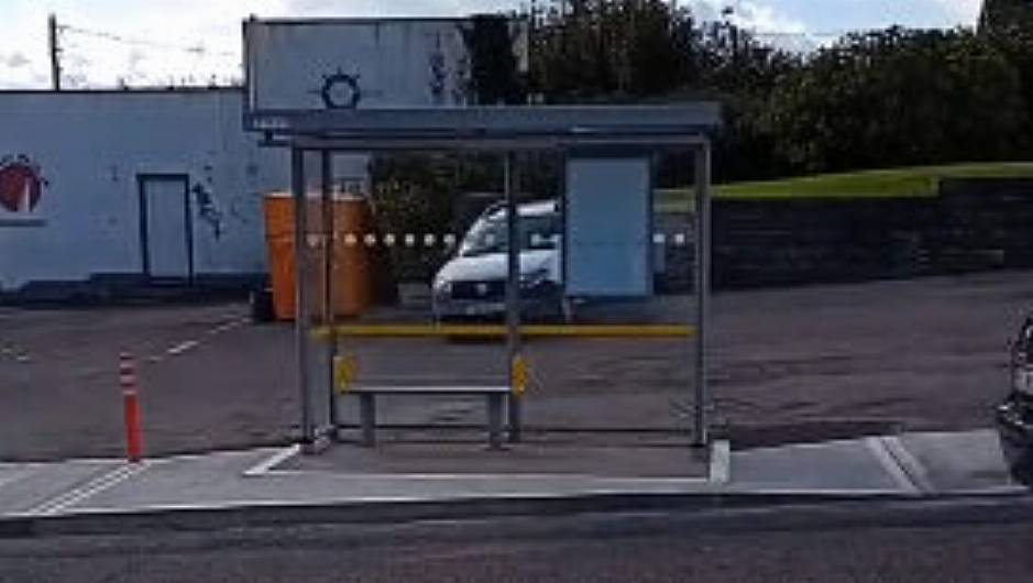 New covered bus shelter is lying idle in Belgooly Image