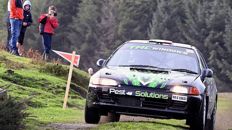 McCarthy secures class award on forest rallying debut Image