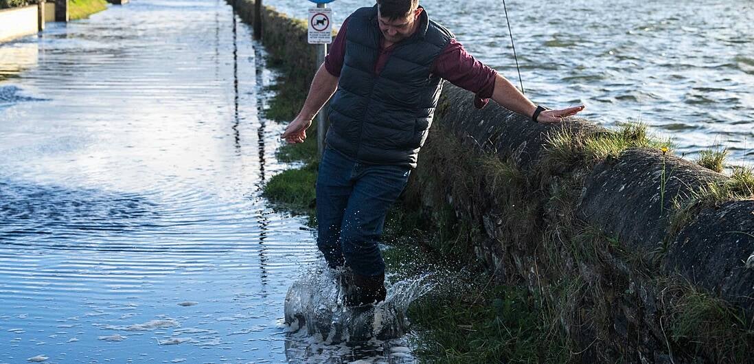 Tidal flooding in Rosscarbery and Timoleague Image