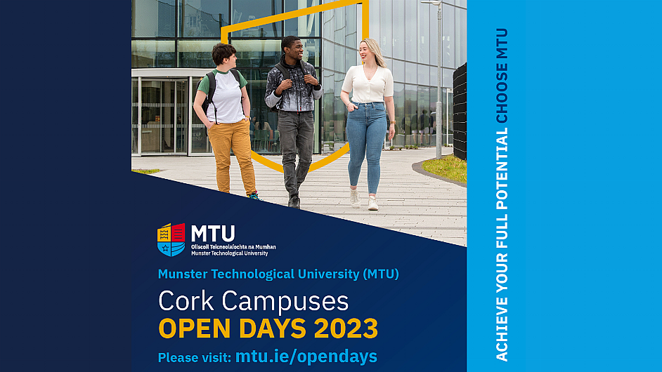 Visit the MTU Bishopstown campus Open Day 2023! Image