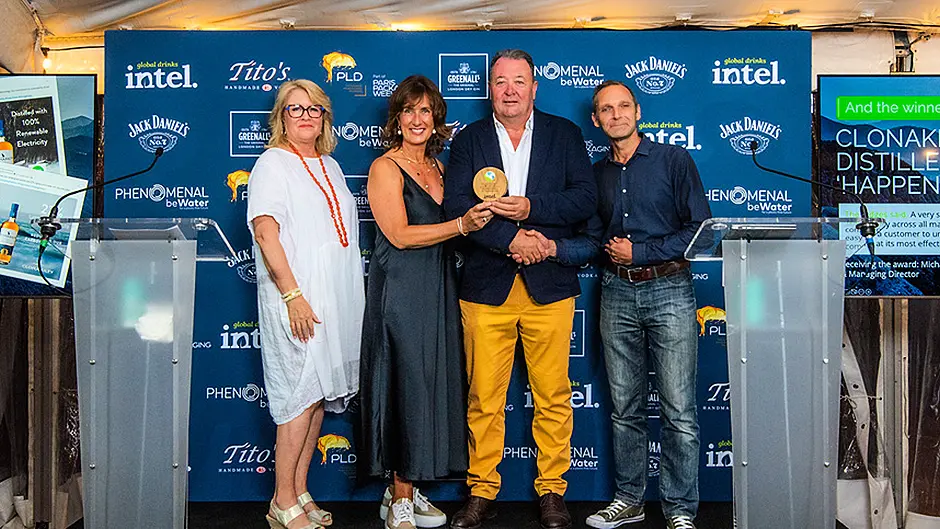 Sustainability awards for Clonakilty Distillery at Cannes event Image