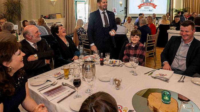 Magician Ger Kearney had Andy Mahon and family mesmerised. (Photo: Andy Gibson).