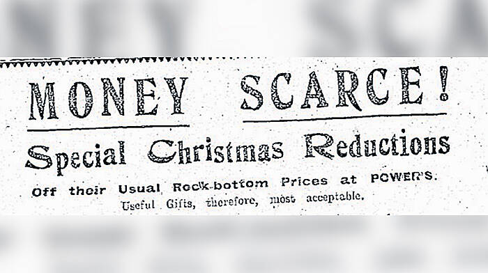 The best Christmas gifts from the counters of West Cork stores ... a century ago Image