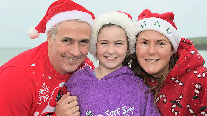 Southern Star columnist Emma Connolly was at the Broadstrand, Courtmacsherry swim. (Photo: Martin Walsh)