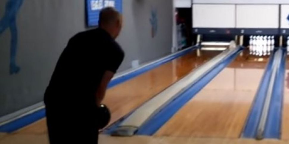 WATCH: Guy Bowls Perfect Game...