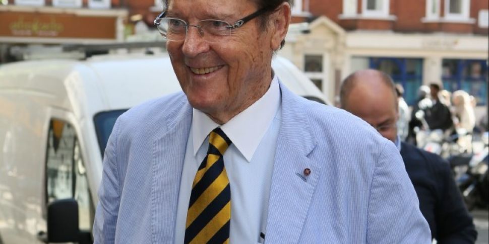 English Actor Sir Roger Moore...