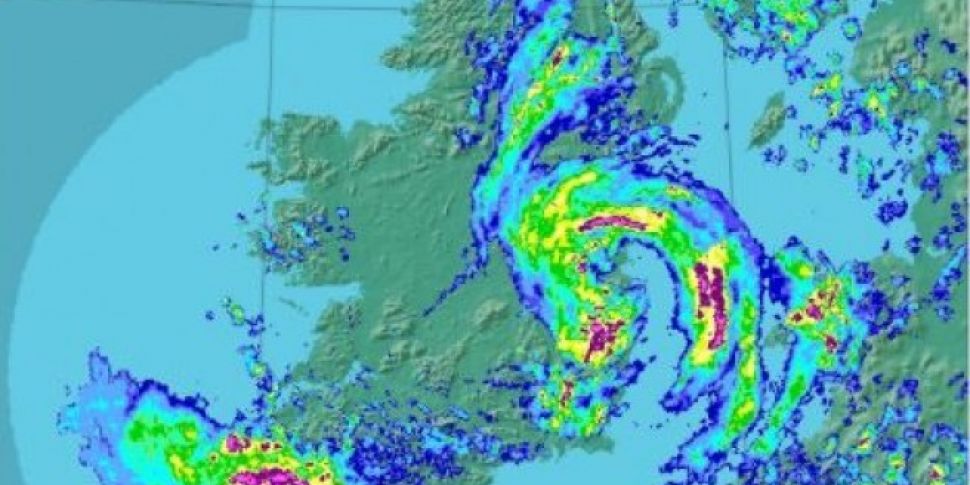 Storm Brian Arrives In Dublin