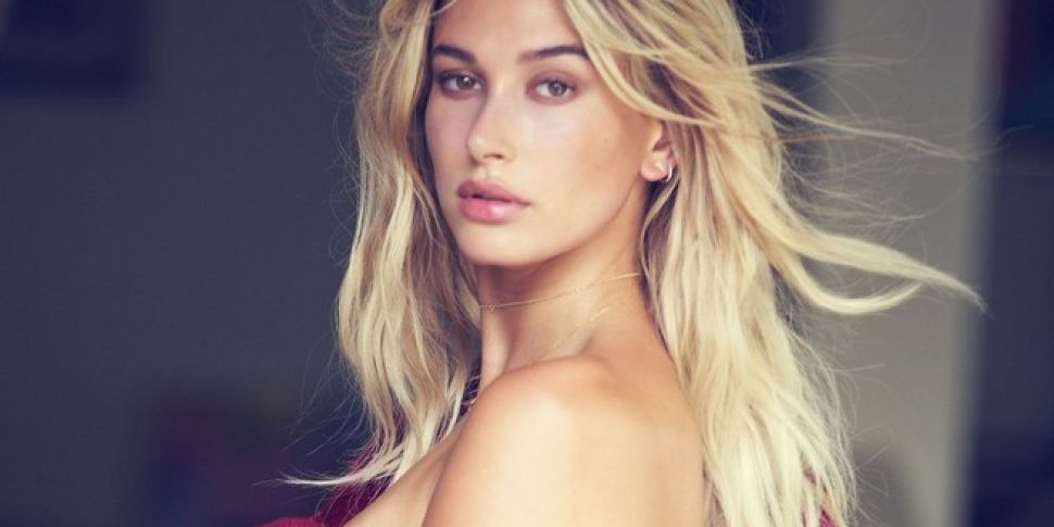 Hailey Baldwin Modelling For Guess Is Goals Spin1038