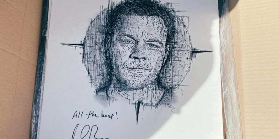 Signed Matt Damon Portrait Is...
