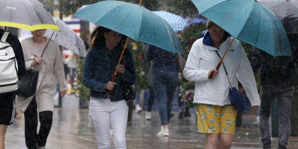 Rain Warning Issued For Leinst...