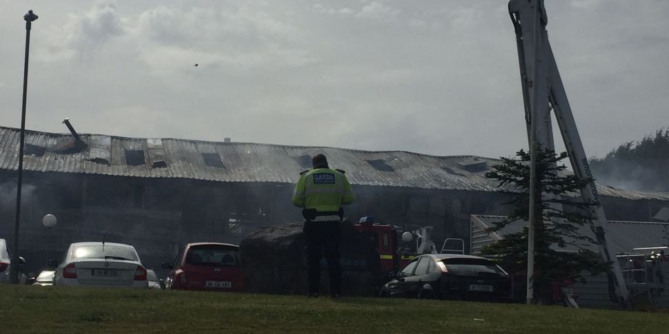 Massive Fire Engulfs Carlow To...