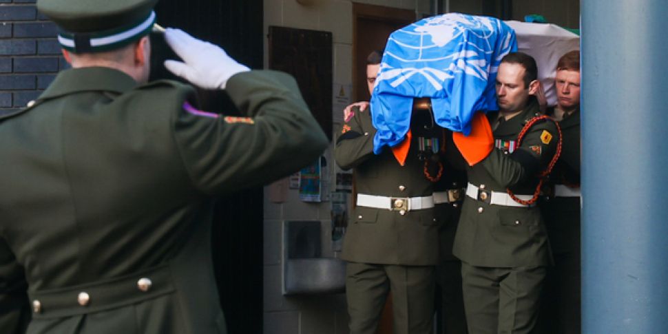 Funeral Of Private Seán Rooney...