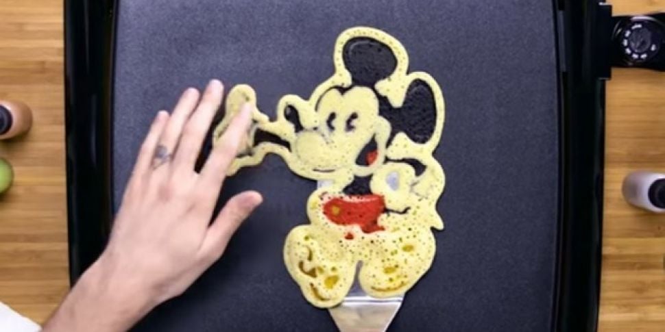 3 Minute Disney Pancakes