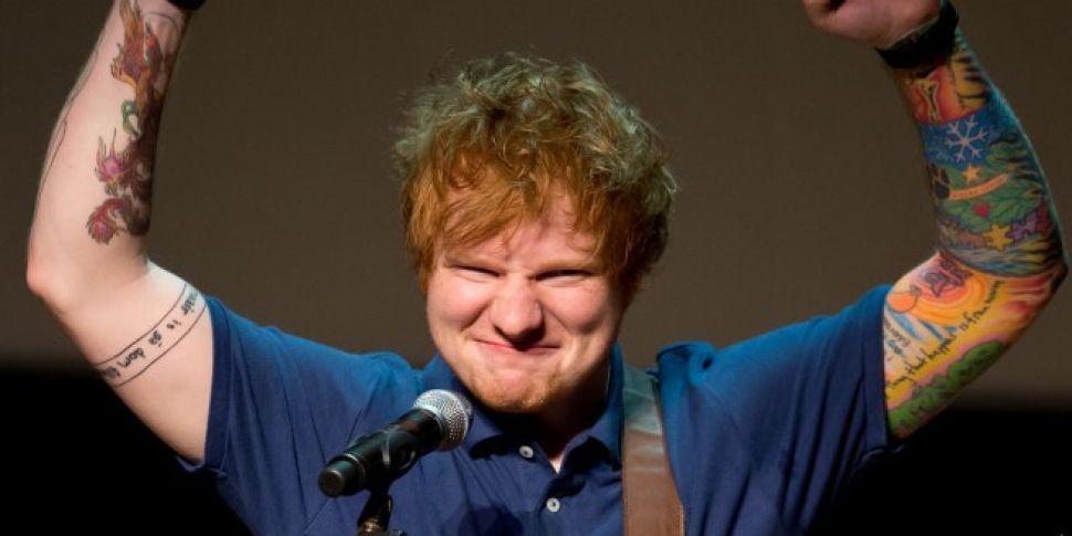 Ed Sheeran Shows Support For T...