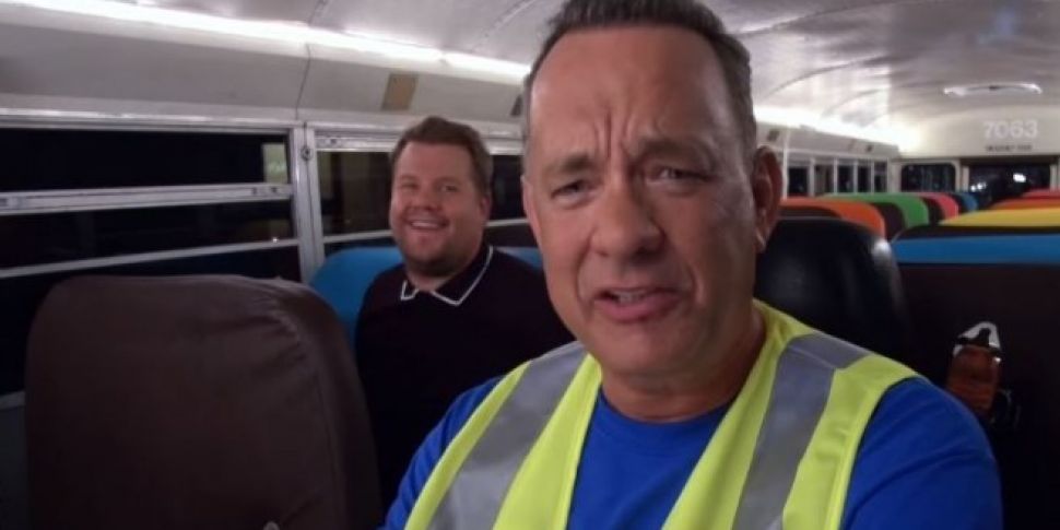 Watch Tom Hanks Do A Carpool K...