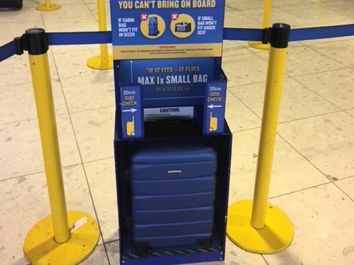 Ryanair new baggage online