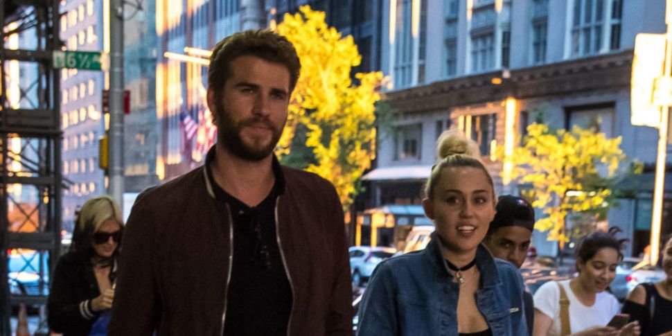 Miley Cyrus And Liam Hemsworth...