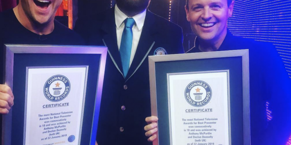 Ant And Dec Get Guinness World...