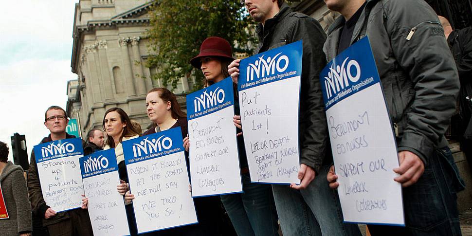 Healthcare Staff Marching In D...