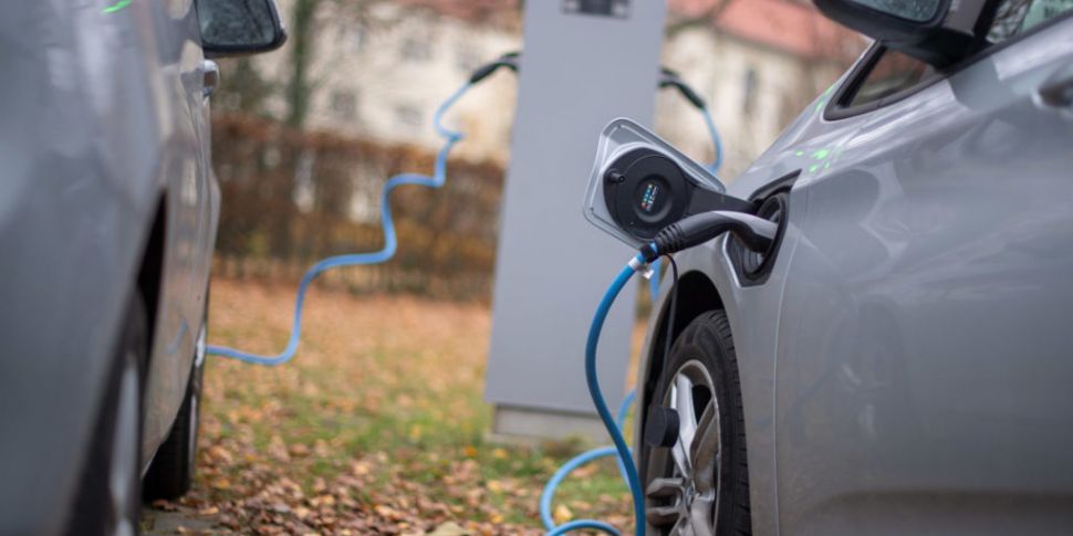 Electric company car charging 2024 at home