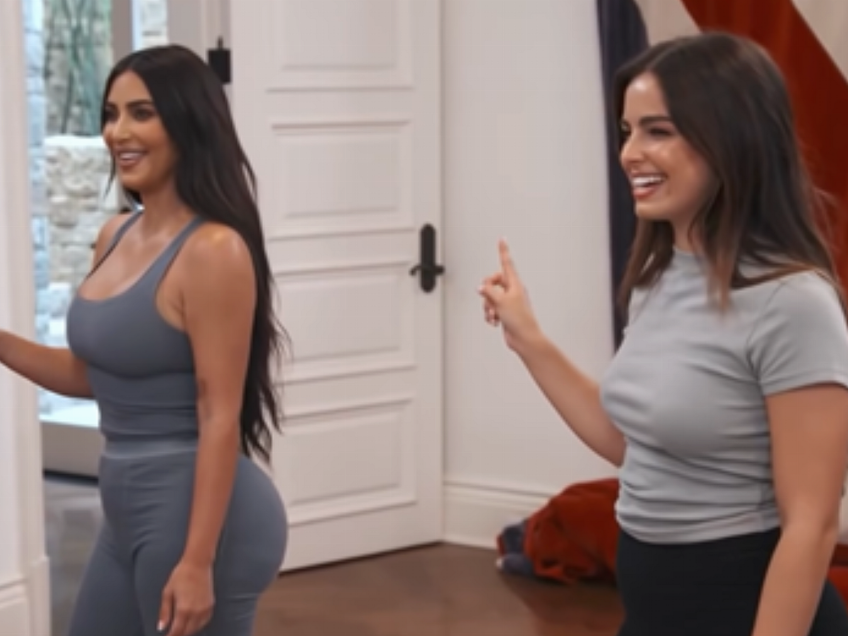 WATCH: Addison Rae Teaches Kim Kardashian A TikTok Dance | SPINSouthWest