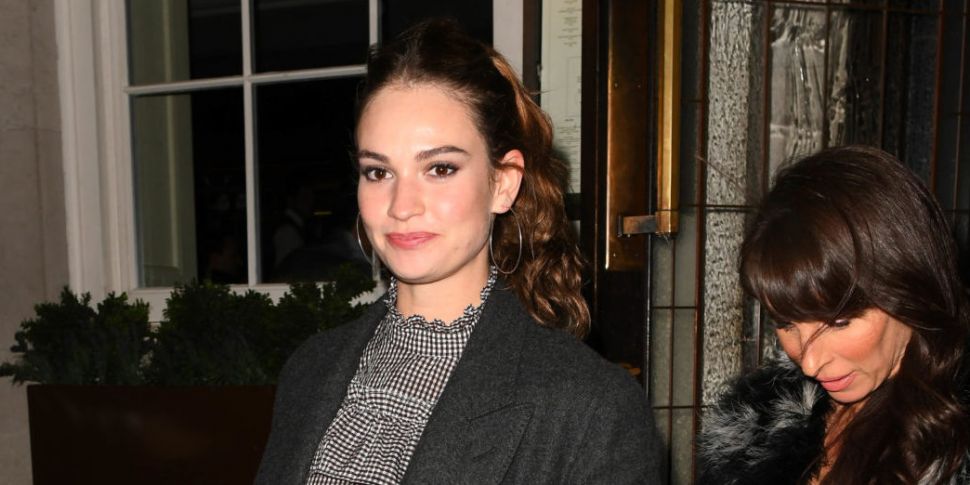 Lily James Says There's 'A Lot...