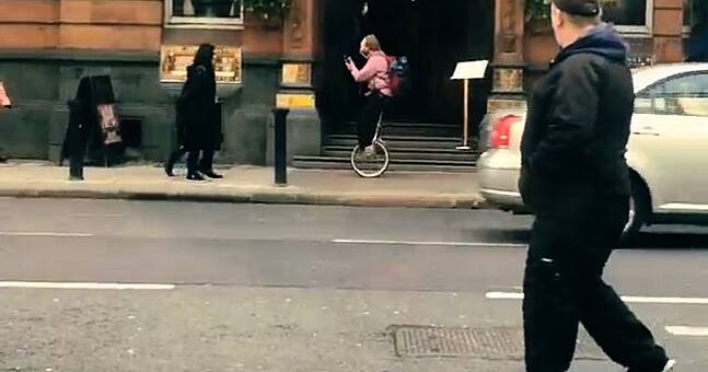 There's A Unicycle Lunatic Running Amok On The Streets Of Dublin ...